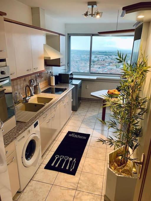 Grand Appartement 2 Chambres 5 Pers Max, Vue Panoramique Avec Parking Мюлуз Екстер'єр фото